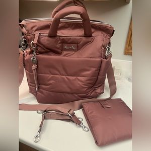Itzy Ritzy Canyon Rose convertible diaper bag